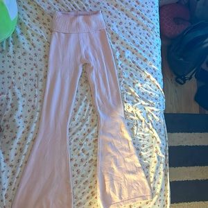 desiree knitted low rise fold over pants